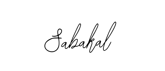 Design your own signature with our free online signature maker. With this signature software, you can create a handwritten (Bearetta-2O07w) signature for name Sabakal. Sabakal signature style 12 images and pictures png