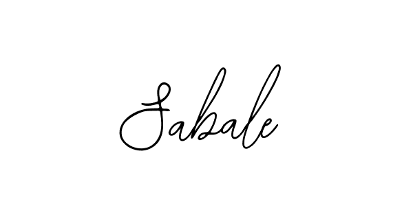 Design your own signature with our free online signature maker. With this signature software, you can create a handwritten (Bearetta-2O07w) signature for name Sabale. Sabale signature style 12 images and pictures png