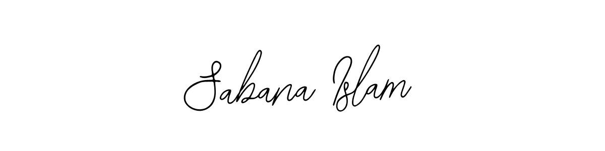 Use a signature maker to create a handwritten signature online. With this signature software, you can design (Bearetta-2O07w) your own signature for name Sabana Islam. Sabana Islam signature style 12 images and pictures png
