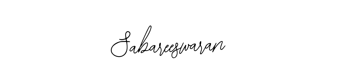 How to make Sabareeswaran signature? Bearetta-2O07w is a professional autograph style. Create handwritten signature for Sabareeswaran name. Sabareeswaran signature style 12 images and pictures png