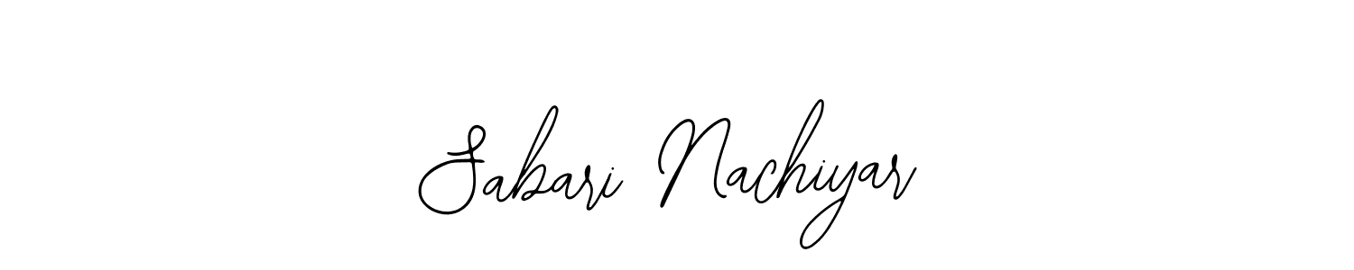 You should practise on your own different ways (Bearetta-2O07w) to write your name (Sabari Nachiyar) in signature. don't let someone else do it for you. Sabari Nachiyar signature style 12 images and pictures png