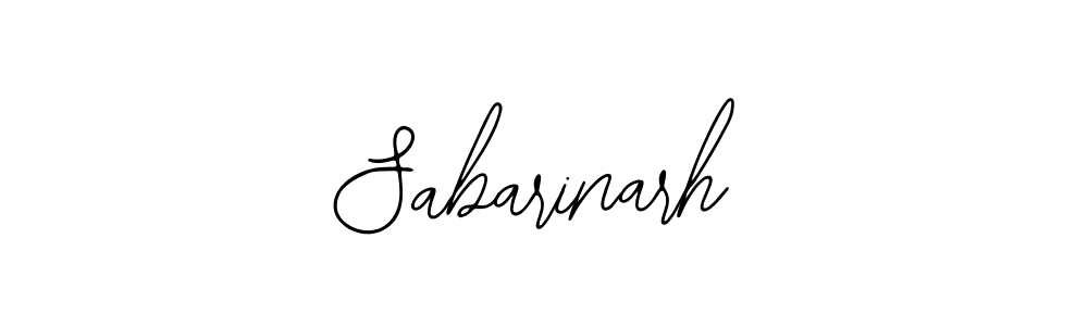 Sabarinarh stylish signature style. Best Handwritten Sign (Bearetta-2O07w) for my name. Handwritten Signature Collection Ideas for my name Sabarinarh. Sabarinarh signature style 12 images and pictures png