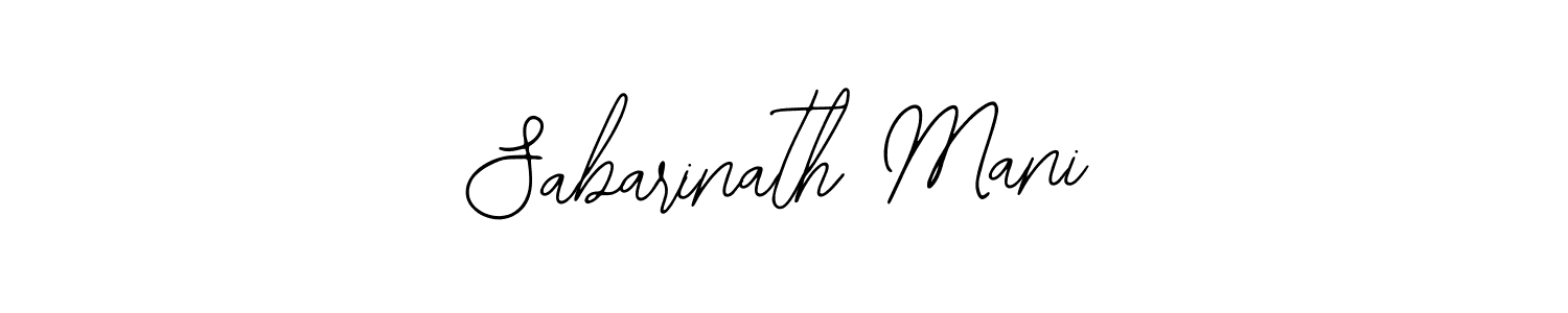 Also we have Sabarinath Mani name is the best signature style. Create professional handwritten signature collection using Bearetta-2O07w autograph style. Sabarinath Mani signature style 12 images and pictures png