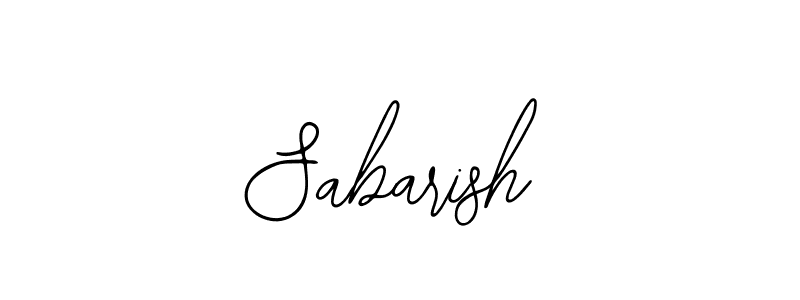 How to make Sabarish signature? Bearetta-2O07w is a professional autograph style. Create handwritten signature for Sabarish name. Sabarish signature style 12 images and pictures png