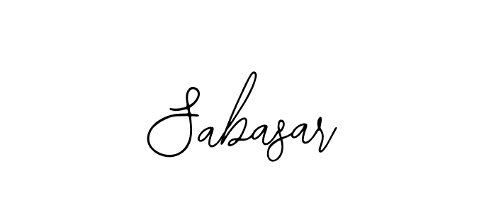 Use a signature maker to create a handwritten signature online. With this signature software, you can design (Bearetta-2O07w) your own signature for name Sabasar. Sabasar signature style 12 images and pictures png