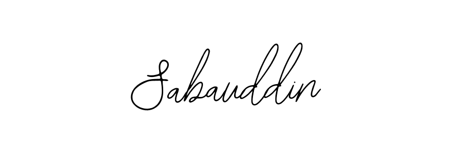 Use a signature maker to create a handwritten signature online. With this signature software, you can design (Bearetta-2O07w) your own signature for name Sabauddin. Sabauddin signature style 12 images and pictures png