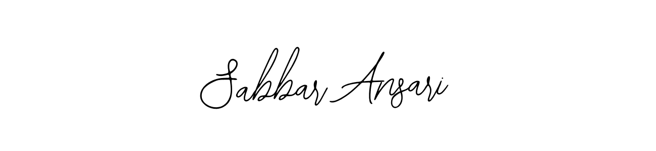 Use a signature maker to create a handwritten signature online. With this signature software, you can design (Bearetta-2O07w) your own signature for name Sabbar Ansari. Sabbar Ansari signature style 12 images and pictures png