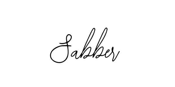 Use a signature maker to create a handwritten signature online. With this signature software, you can design (Bearetta-2O07w) your own signature for name Sabber. Sabber signature style 12 images and pictures png