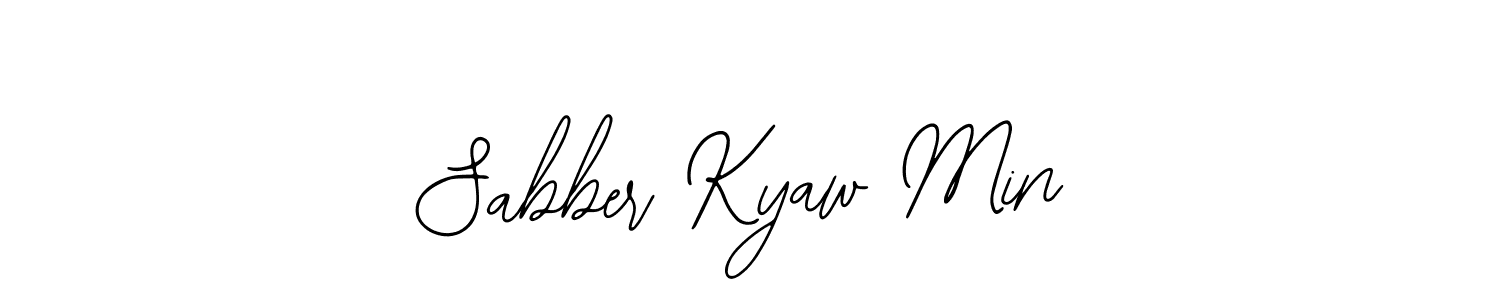Make a beautiful signature design for name Sabber Kyaw Min. With this signature (Bearetta-2O07w) style, you can create a handwritten signature for free. Sabber Kyaw Min signature style 12 images and pictures png