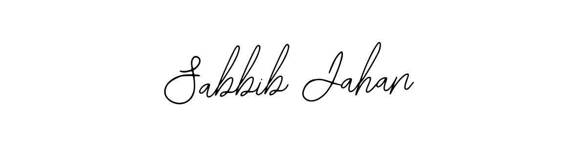 Similarly Bearetta-2O07w is the best handwritten signature design. Signature creator online .You can use it as an online autograph creator for name Sabbib Jahan. Sabbib Jahan signature style 12 images and pictures png