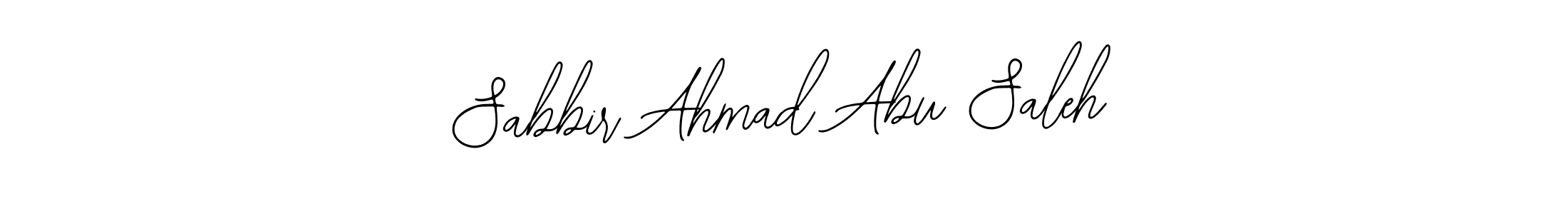 Make a beautiful signature design for name Sabbir Ahmad Abu Saleh. With this signature (Bearetta-2O07w) style, you can create a handwritten signature for free. Sabbir Ahmad Abu Saleh signature style 12 images and pictures png