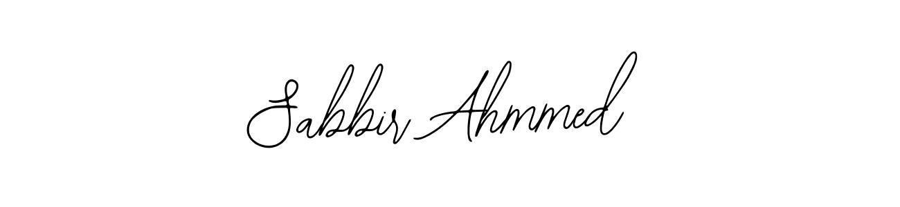 Design your own signature with our free online signature maker. With this signature software, you can create a handwritten (Bearetta-2O07w) signature for name Sabbir Ahmmed. Sabbir Ahmmed signature style 12 images and pictures png