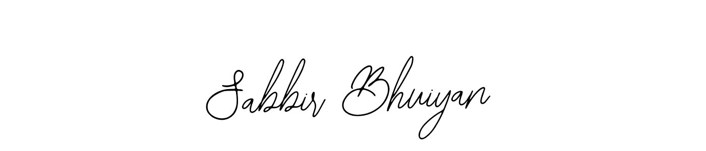 Use a signature maker to create a handwritten signature online. With this signature software, you can design (Bearetta-2O07w) your own signature for name Sabbir Bhuiyan. Sabbir Bhuiyan signature style 12 images and pictures png