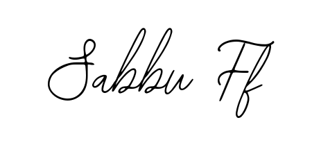 Discover the perfect balance of readability and style for Sabbu Ff with Bearetta-2O07w font. Create your dream signature today. Sabbu Ff signature style 12 images and pictures png