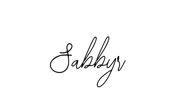 How to make Sabbyr signature? Bearetta-2O07w is a professional autograph style. Create handwritten signature for Sabbyr name. Sabbyr signature style 12 images and pictures png