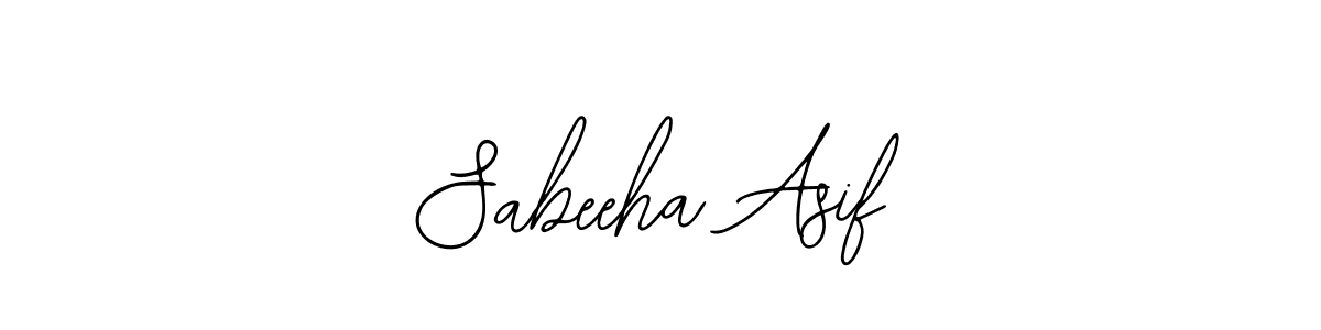 Use a signature maker to create a handwritten signature online. With this signature software, you can design (Bearetta-2O07w) your own signature for name Sabeeha Asif. Sabeeha Asif signature style 12 images and pictures png