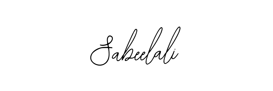 Make a beautiful signature design for name Sabeelali. Use this online signature maker to create a handwritten signature for free. Sabeelali signature style 12 images and pictures png