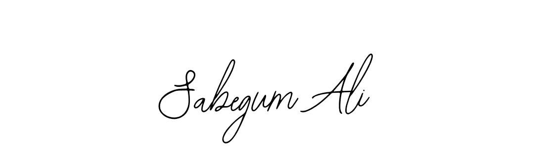 Make a beautiful signature design for name Sabegum Ali. Use this online signature maker to create a handwritten signature for free. Sabegum Ali signature style 12 images and pictures png