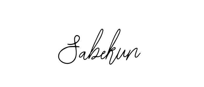 Also we have Sabekun name is the best signature style. Create professional handwritten signature collection using Bearetta-2O07w autograph style. Sabekun signature style 12 images and pictures png