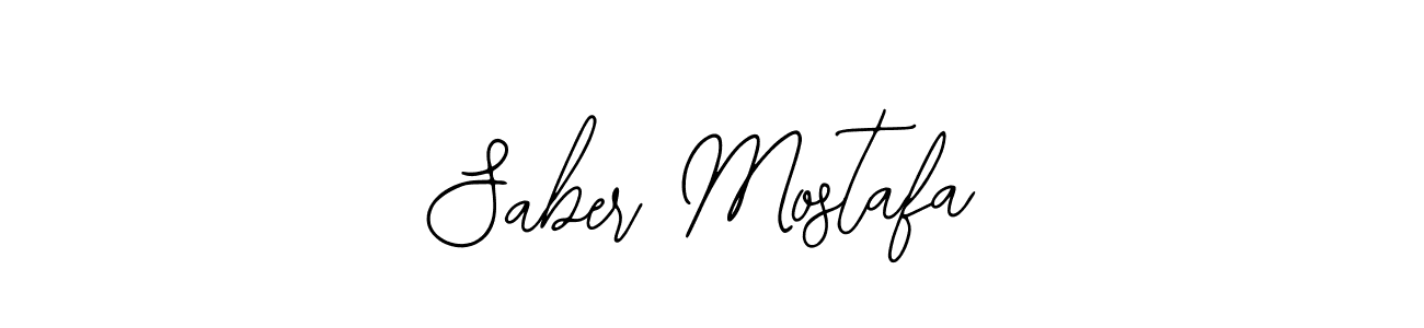 The best way (Bearetta-2O07w) to make a short signature is to pick only two or three words in your name. The name Saber Mostafa include a total of six letters. For converting this name. Saber Mostafa signature style 12 images and pictures png