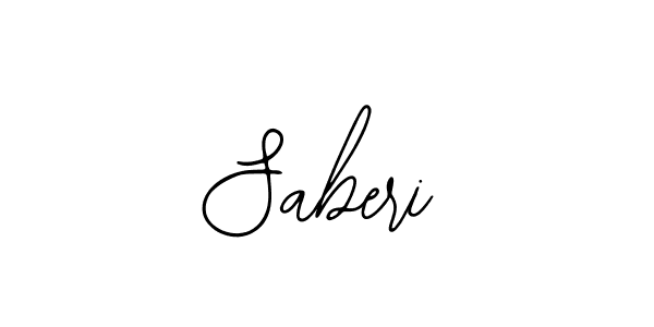 Saberi stylish signature style. Best Handwritten Sign (Bearetta-2O07w) for my name. Handwritten Signature Collection Ideas for my name Saberi. Saberi signature style 12 images and pictures png