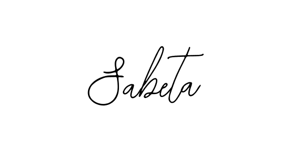 You should practise on your own different ways (Bearetta-2O07w) to write your name (Sabeta) in signature. don't let someone else do it for you. Sabeta signature style 12 images and pictures png