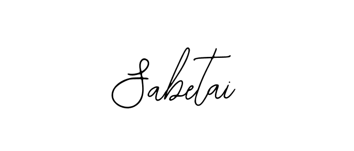 Use a signature maker to create a handwritten signature online. With this signature software, you can design (Bearetta-2O07w) your own signature for name Sabetai. Sabetai signature style 12 images and pictures png