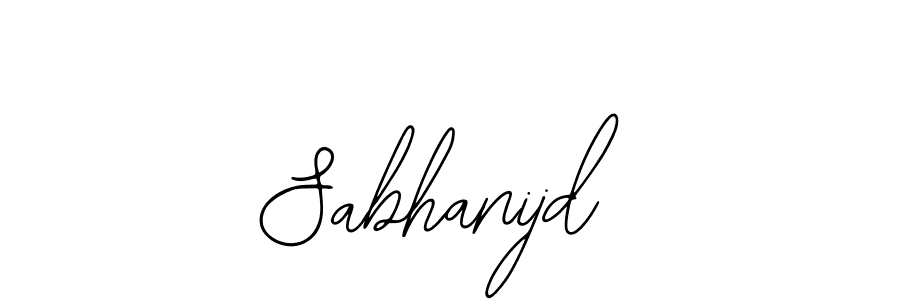 Make a beautiful signature design for name Sabhanijd. Use this online signature maker to create a handwritten signature for free. Sabhanijd signature style 12 images and pictures png