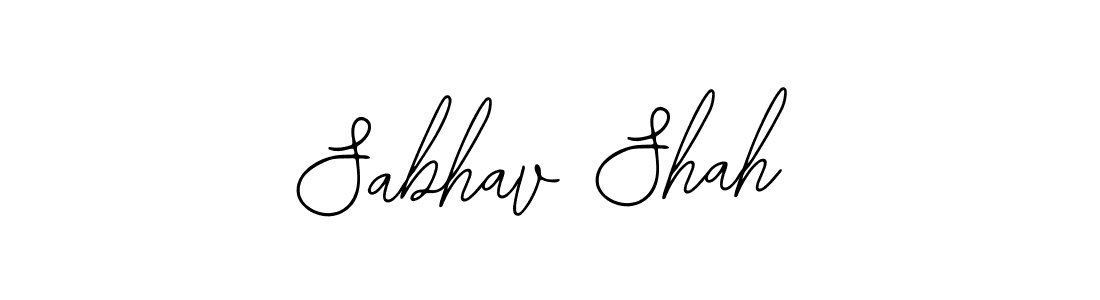 Once you've used our free online signature maker to create your best signature Bearetta-2O07w style, it's time to enjoy all of the benefits that Sabhav Shah name signing documents. Sabhav Shah signature style 12 images and pictures png