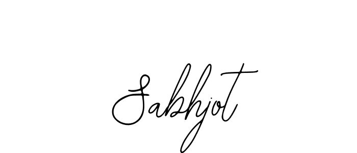 Use a signature maker to create a handwritten signature online. With this signature software, you can design (Bearetta-2O07w) your own signature for name Sabhjot. Sabhjot signature style 12 images and pictures png