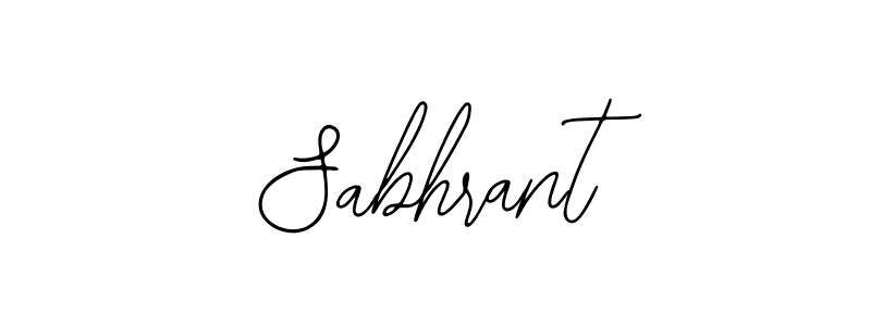 Use a signature maker to create a handwritten signature online. With this signature software, you can design (Bearetta-2O07w) your own signature for name Sabhrant. Sabhrant signature style 12 images and pictures png