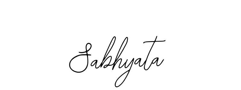 You should practise on your own different ways (Bearetta-2O07w) to write your name (Sabhyata) in signature. don't let someone else do it for you. Sabhyata signature style 12 images and pictures png