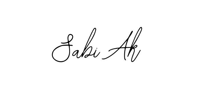 Create a beautiful signature design for name Sabi Ak. With this signature (Bearetta-2O07w) fonts, you can make a handwritten signature for free. Sabi Ak signature style 12 images and pictures png