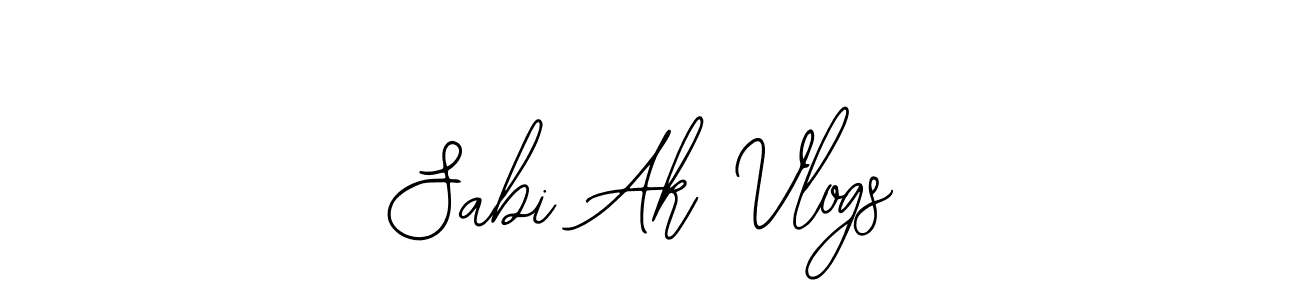 Also You can easily find your signature by using the search form. We will create Sabi Ak Vlogs name handwritten signature images for you free of cost using Bearetta-2O07w sign style. Sabi Ak Vlogs signature style 12 images and pictures png