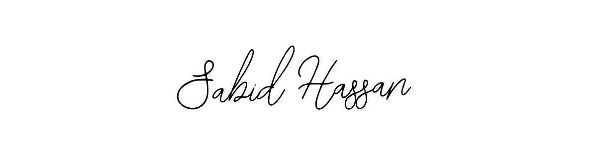 Sabid Hassan stylish signature style. Best Handwritten Sign (Bearetta-2O07w) for my name. Handwritten Signature Collection Ideas for my name Sabid Hassan. Sabid Hassan signature style 12 images and pictures png