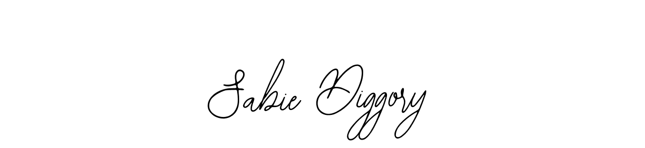 How to make Sabie Diggory name signature. Use Bearetta-2O07w style for creating short signs online. This is the latest handwritten sign. Sabie Diggory signature style 12 images and pictures png