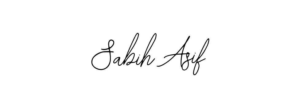 How to Draw Sabih Asif signature style? Bearetta-2O07w is a latest design signature styles for name Sabih Asif. Sabih Asif signature style 12 images and pictures png