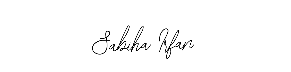 Also You can easily find your signature by using the search form. We will create Sabiha Irfan name handwritten signature images for you free of cost using Bearetta-2O07w sign style. Sabiha Irfan signature style 12 images and pictures png