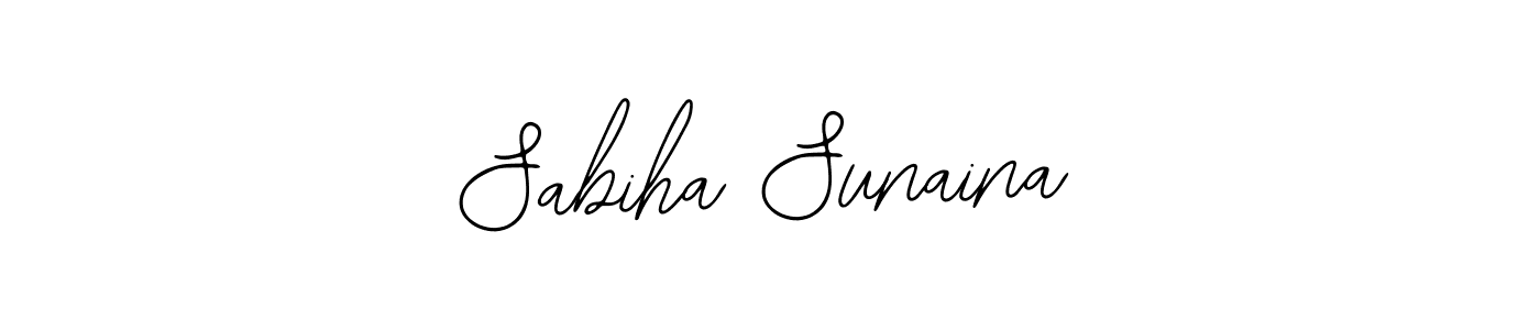 Also we have Sabiha Sunaina name is the best signature style. Create professional handwritten signature collection using Bearetta-2O07w autograph style. Sabiha Sunaina signature style 12 images and pictures png