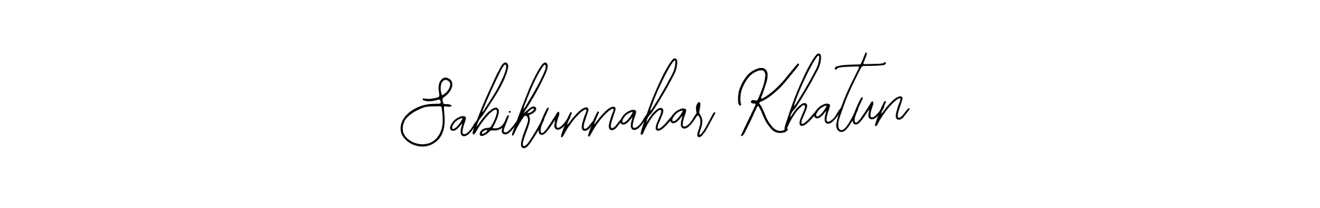 Make a beautiful signature design for name Sabikunnahar Khatun. Use this online signature maker to create a handwritten signature for free. Sabikunnahar Khatun signature style 12 images and pictures png