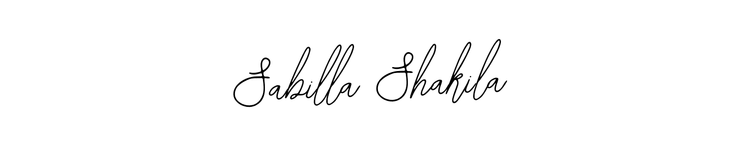 Once you've used our free online signature maker to create your best signature Bearetta-2O07w style, it's time to enjoy all of the benefits that Sabilla Shakila name signing documents. Sabilla Shakila signature style 12 images and pictures png