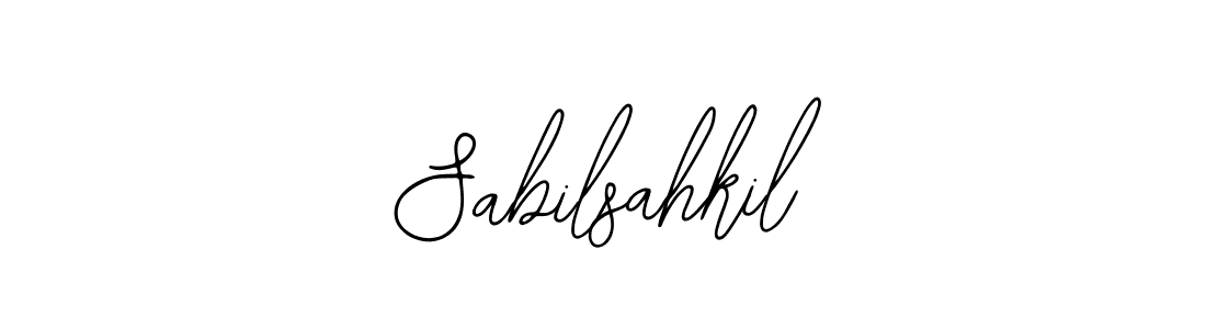 Design your own signature with our free online signature maker. With this signature software, you can create a handwritten (Bearetta-2O07w) signature for name Sabilsahkil. Sabilsahkil signature style 12 images and pictures png