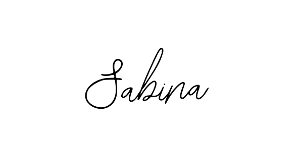 Design your own signature with our free online signature maker. With this signature software, you can create a handwritten (Bearetta-2O07w) signature for name Sabina. Sabina signature style 12 images and pictures png