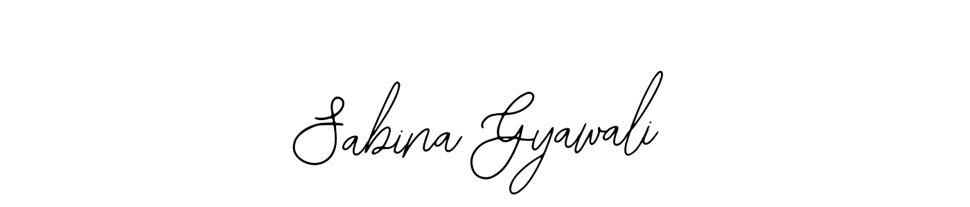 The best way (Bearetta-2O07w) to make a short signature is to pick only two or three words in your name. The name Sabina Gyawali include a total of six letters. For converting this name. Sabina Gyawali signature style 12 images and pictures png