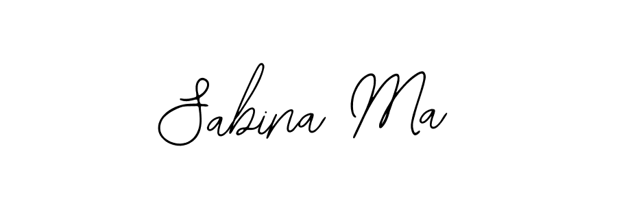 It looks lik you need a new signature style for name Sabina Ma. Design unique handwritten (Bearetta-2O07w) signature with our free signature maker in just a few clicks. Sabina Ma signature style 12 images and pictures png