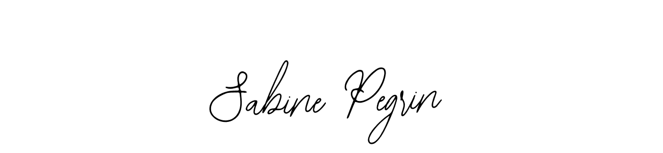 How to make Sabine Pegrin signature? Bearetta-2O07w is a professional autograph style. Create handwritten signature for Sabine Pegrin name. Sabine Pegrin signature style 12 images and pictures png
