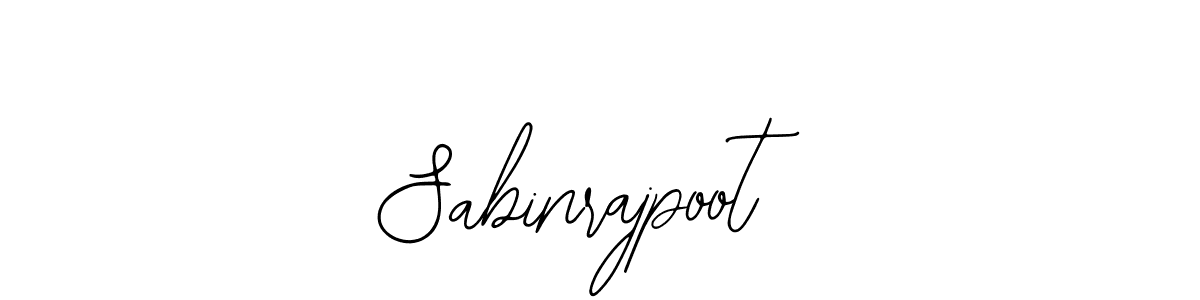Design your own signature with our free online signature maker. With this signature software, you can create a handwritten (Bearetta-2O07w) signature for name Sabinrajpoot. Sabinrajpoot signature style 12 images and pictures png