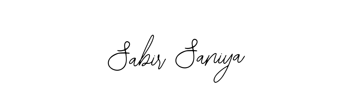 How to make Sabir Saniya signature? Bearetta-2O07w is a professional autograph style. Create handwritten signature for Sabir Saniya name. Sabir Saniya signature style 12 images and pictures png