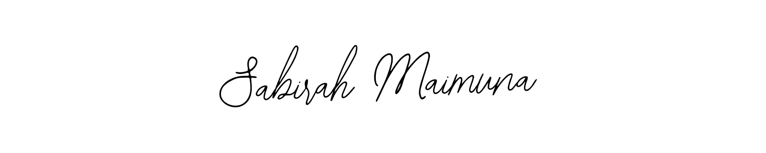 Also You can easily find your signature by using the search form. We will create Sabirah Maimuna name handwritten signature images for you free of cost using Bearetta-2O07w sign style. Sabirah Maimuna signature style 12 images and pictures png