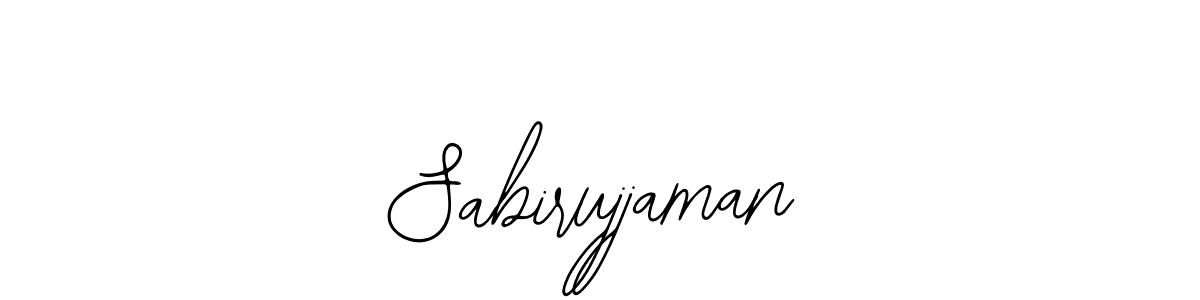 The best way (Bearetta-2O07w) to make a short signature is to pick only two or three words in your name. The name Sabirujjaman include a total of six letters. For converting this name. Sabirujjaman signature style 12 images and pictures png